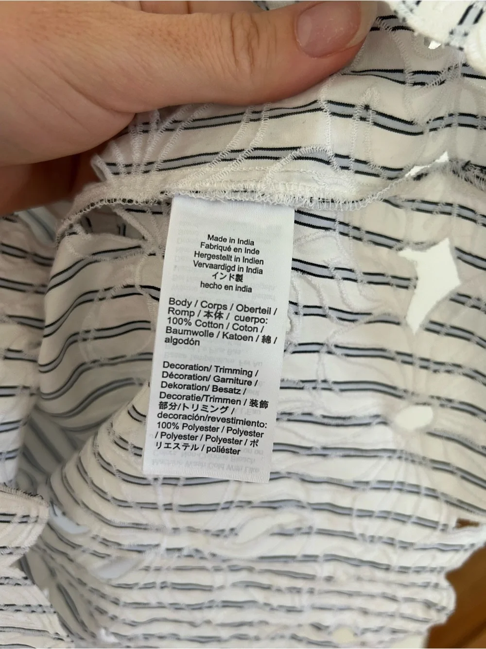NWT J.Crew Embroidered Shirt-Dress in Striped Cotton Poplin – Size 2